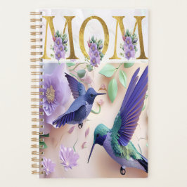 Agenda Diseño floral de mamá vibrante