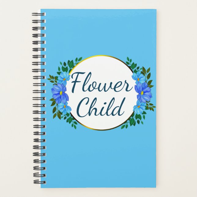 Agenda Diseño floral "Flower Child" (Anverso)