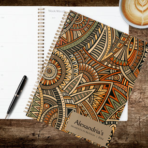 Agenda Diseño Geométrico Bohemio