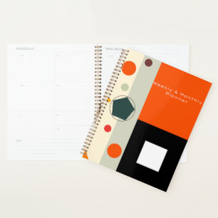 Agenda Diseño geométrico Planner semanal y mensual