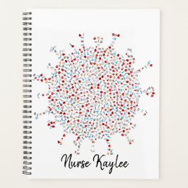 Agenda Diseño gráfico de arte de gérmenes de virus person