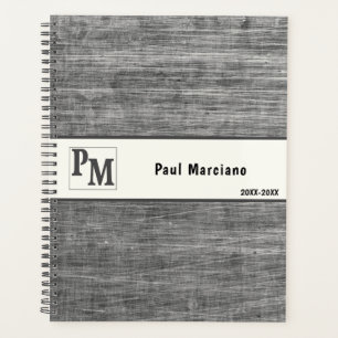 Agenda Diseño industrial Metalizado cepillado brillante