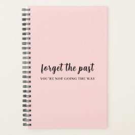 Agenda Diseño melocotón rosa No mires atrás