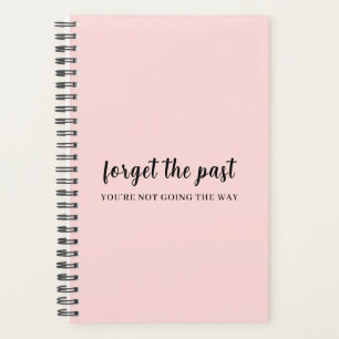 Agenda Diseño melocotón rosa No mires atrás