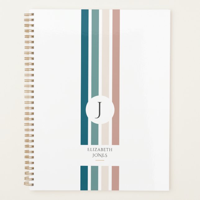 Agenda Diseño minimalista en tonos pastel (Anverso)