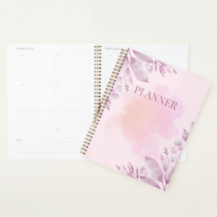 Agenda Diseño minimo y femenino de acuarela de Rubor