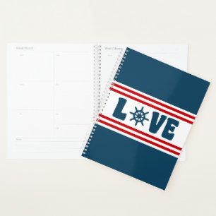 Agenda Diseño náutico de amor