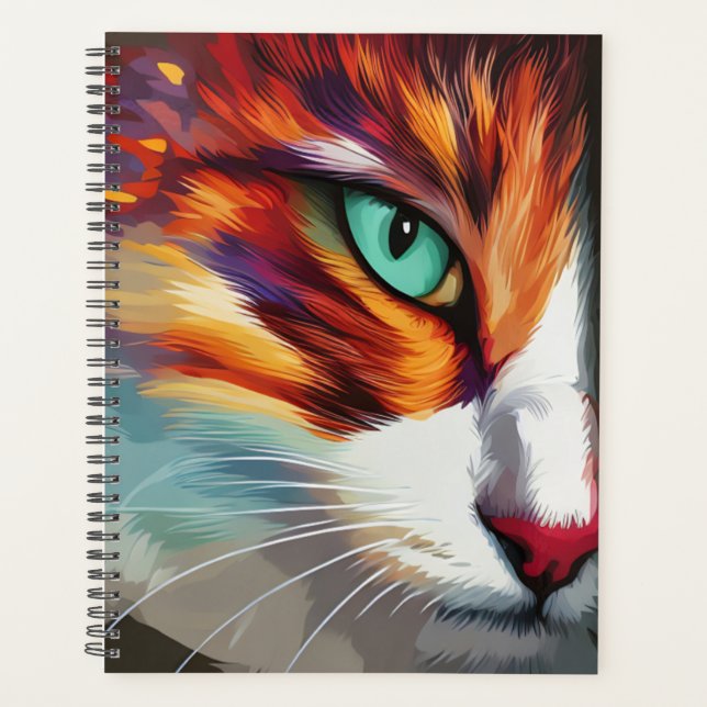 Agenda Diseño ocular del gato (Anverso)