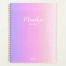 diseño ombre violeta y rosa