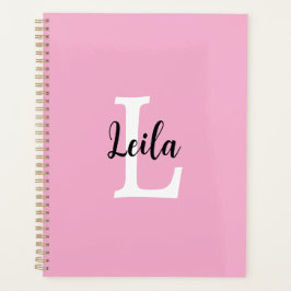 Agenda Diseño personalizado de monograma con nombre en le