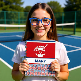 Agenda Diseño personalizado para jugadores de tenis, entr