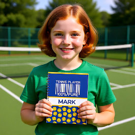 Agenda Diseño personalizado para jugadores de tenis, entr