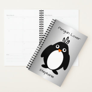 Agenda Diseño pingüino personalizado