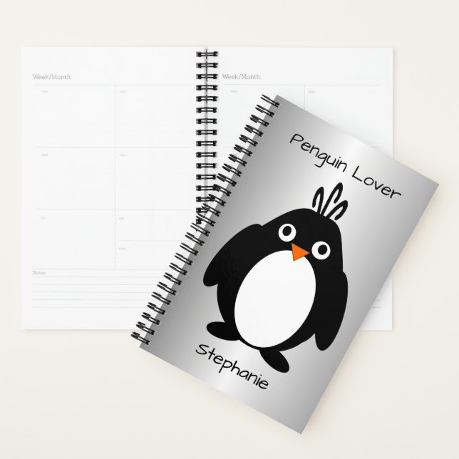 Agenda Diseño pingüino personalizado (Demostración)