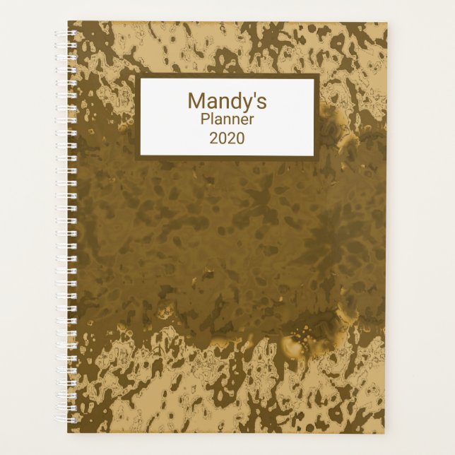 Agenda Diseño Rústico del Boho (Anverso)