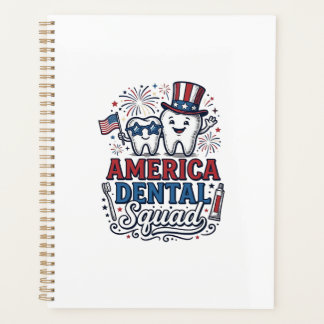 Agenda Diseño vectorial de diente patriótico del equipo d