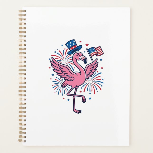 Agenda Diseño vectorial de fuegos artificiales de flamenc (Anverso)