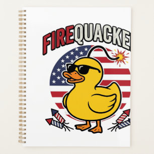 Agenda Diseño vectorial de fuegos artificiales de pato pa