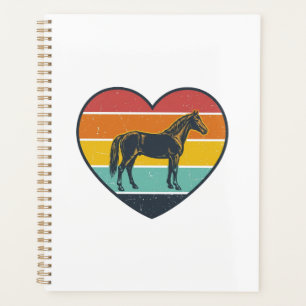 Agenda Diseño vectorial de puesta de sol corazón de cabal