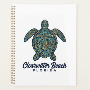 Agenda Diseño vectorial de tortuga marina de Clearwater B