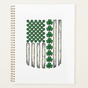 Agenda Diseño vectorial vintage de bandera americana de t