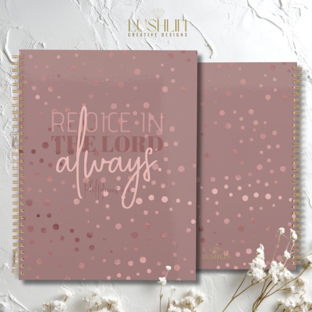 Agenda Disfruta en el Señor siempre Phil. Nota de Rosegol (Subido por el creador)