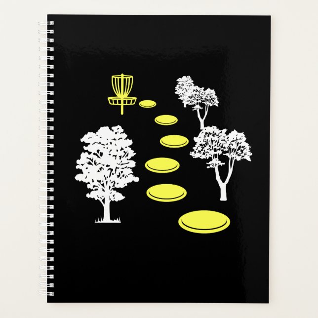 Agenda Disk Golf Woods Disk Golfer Gift (Anverso)