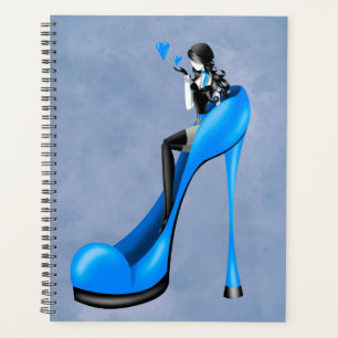 Agenda Diva de la Moda en Stiletto Azul 