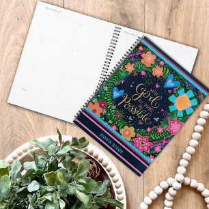 Agenda Divertida Biblia Floral Dios Verse Inespirituosa