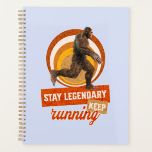 Agenda Divertida Motivación para Correr de Bigfoot
