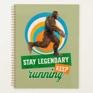 Agenda Divertida Motivación para Correr de Bigfoot