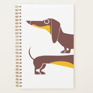 Agenda Divertido dachshund lindo para padres de perros la
