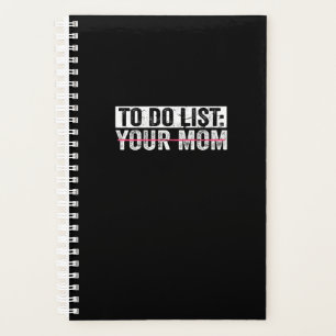 Agenda Divertido De Hacer Enumerar A Tu Mamá Sarcasmo Dic
