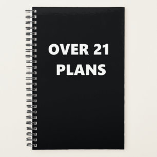 Agenda Divertido humor sobre 21 planes