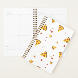 Agenda Divertido patrón minimalista de pizza de pepperoni