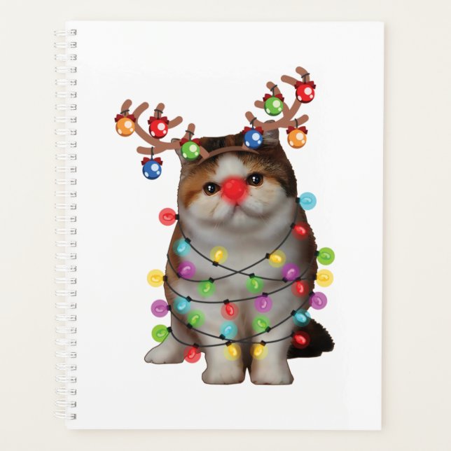 Agenda Divertido regalo navideño de navidad para gatos co (Anverso)