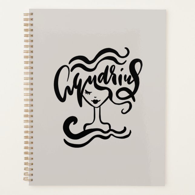 Agenda Divine Aquarius Planner (Anverso)