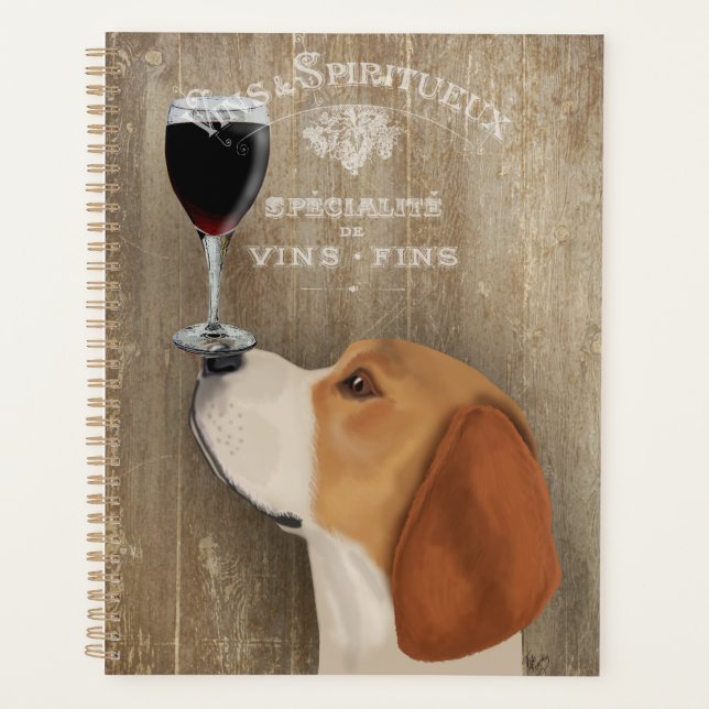 Agenda Dog Au Vin Beagle (Anverso)