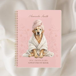Agenda Dog Groomer Spa Personalized Appoitment Notebook