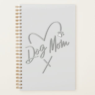 AGENDA DOG MOM, CORAZÓN DE PLATA
