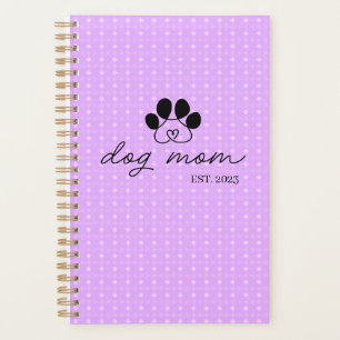 Agenda dog mom customizable 