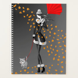 Agenda Dog Walker Autumn deja negro