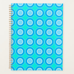 Agenda Donuts Azules Con Llenos De Turquesa