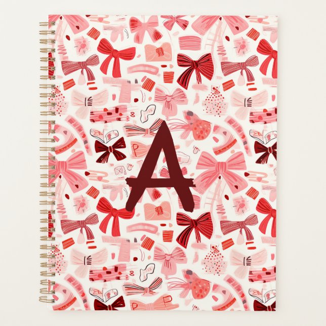 Agenda Doodle Bows Inicial (Anverso)