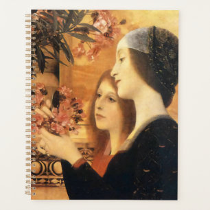 Agenda Dos Chicas con un Oleander de Gustav Klimt