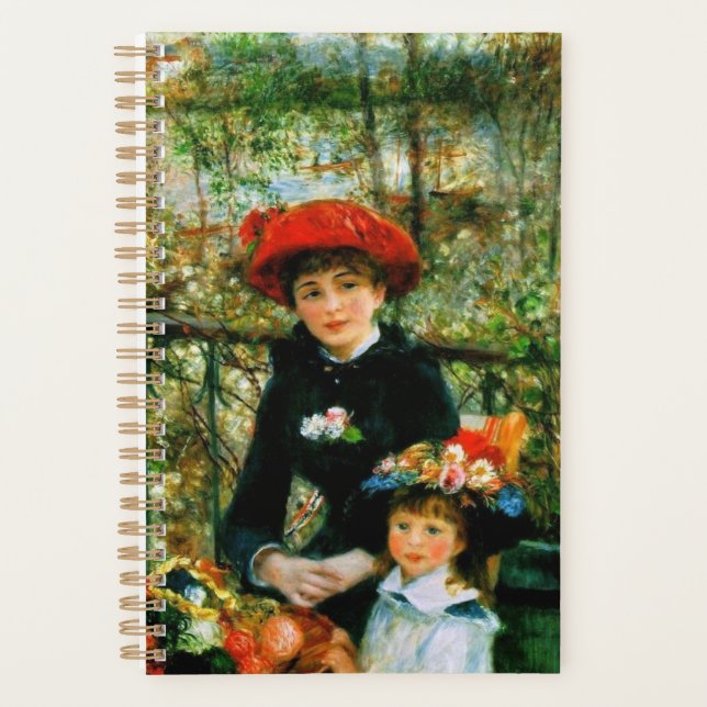 Agenda Dos hermanas en la terraza de Renoir (Anverso)