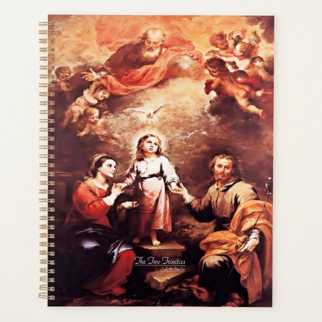 Agenda Dos trinidades con la oración familiar (Anverso)