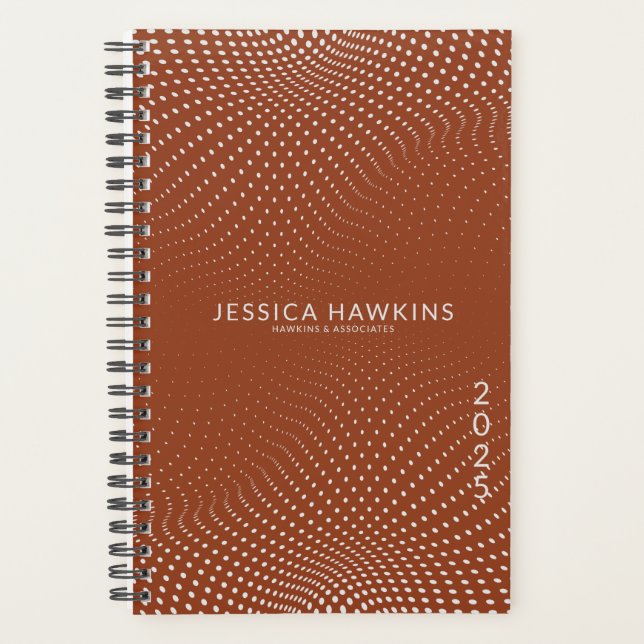 Agenda Dosis pop de Saddle Brown año Semanal (Anverso)