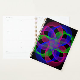Agenda Double Loop Mesh Geometric Spiral Planner