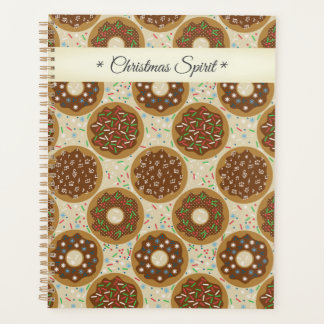 Agenda Doughnut en espíritu Navidad